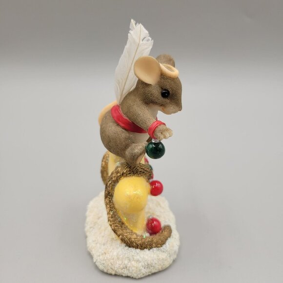 Charming Tails The Christmas Star Figurine Special Edition Mouse 98/279 - Picture 4 of 6